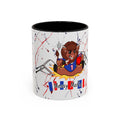 Buffalo football inspired Messy Mafia™ Accent Coffee mug featuring "Tailgating Ted"