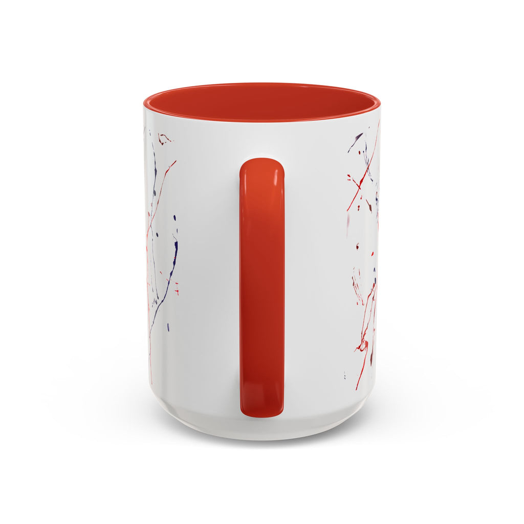 Buffalo football inspired Messy Mafia™ Accent Coffee mug featuring "Tailgating Ted"