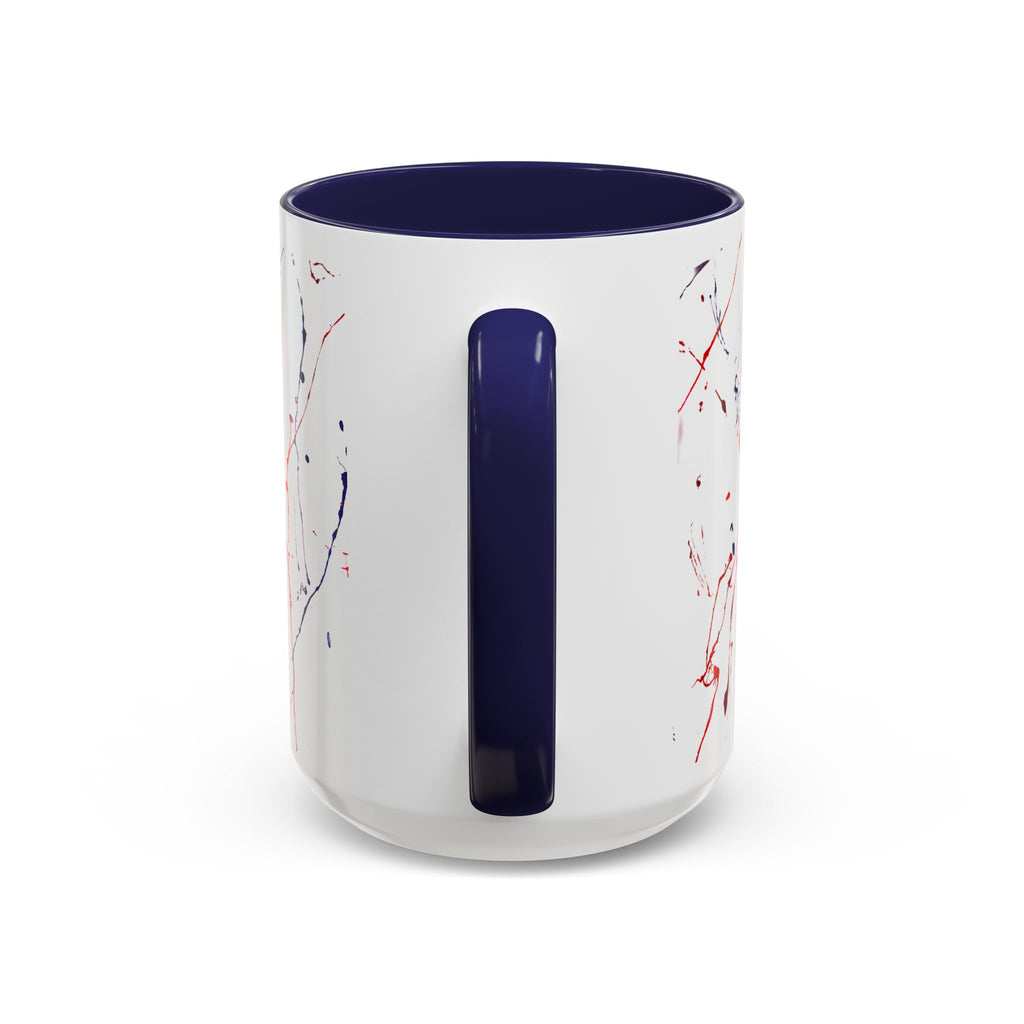 Buffalo football inspired Messy Mafia™ Accent Coffee mug featuring "Tailgating Ted"