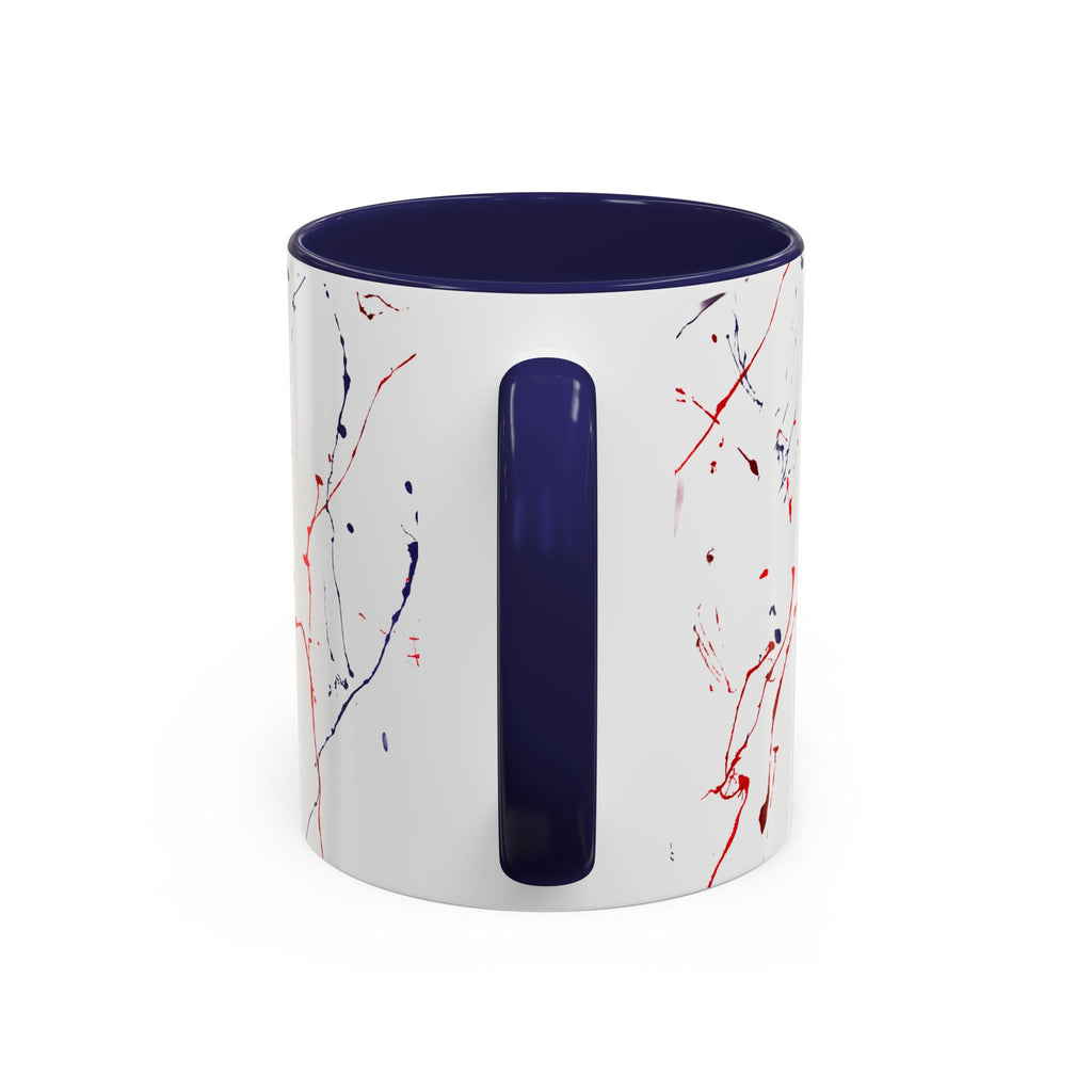 Buffalo football inspired Messy Mafia™ Accent Coffee mug featuring "Tailgating Ted"