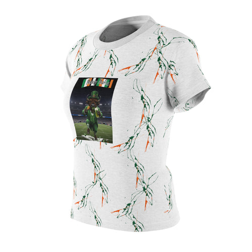 St Patrick's Day Buffalo leprechaun Messy Mafia™ Shirt Women's Cut & Sew Tee