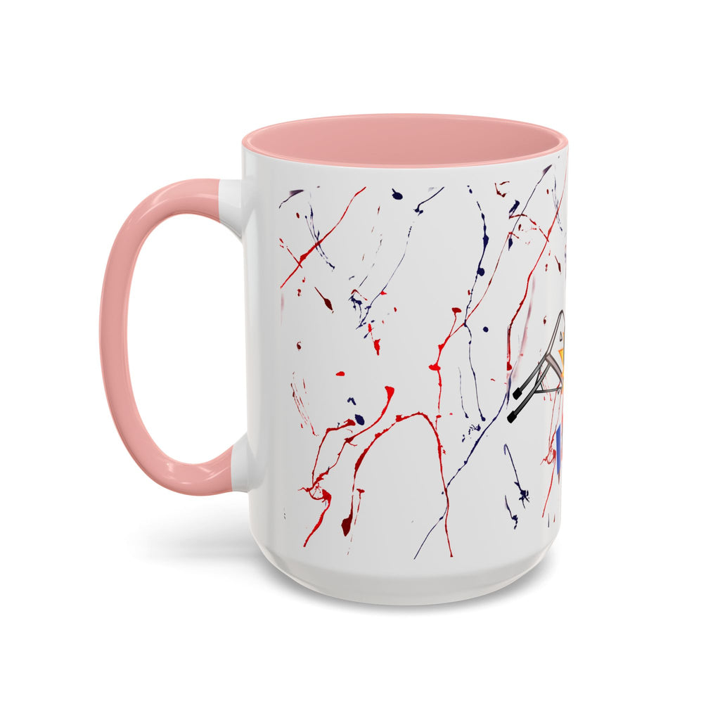 Buffalo football inspired Messy Mafia™ Accent Coffee mug featuring "Tailgating Ted"